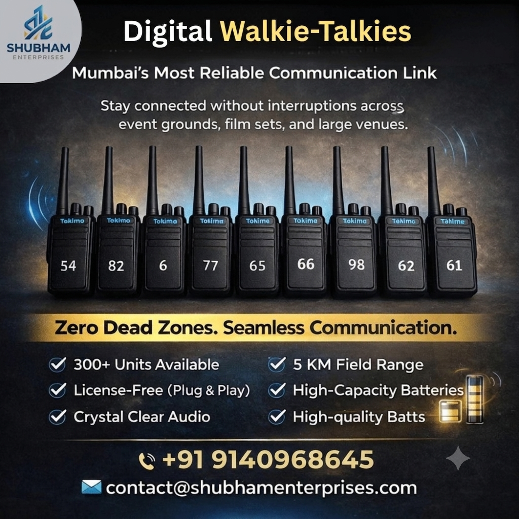 Digital walkie talkie rental Mumbai