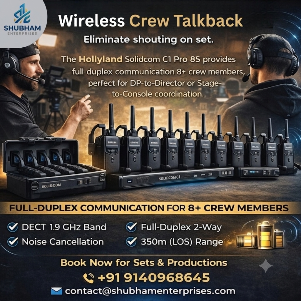 Clear Com Hollyland talkback rental Mumbai